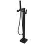 Casainc Freestanding 1-Handle Bathtub Faucet with Handheld Shower (Matte Black)-CASAINC