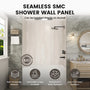 60"x36"x96" SMC Shower Wall Panels, Waterproof Grout-Free Shower Surround in 4 Finishes