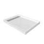 SMC Cultured Marble Shower Base with Anti-Slip Textured Floor for Modern Bathrooms