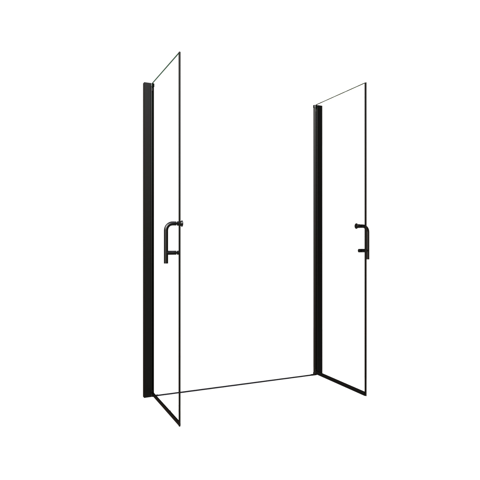 48" x 72" Framed Sliding Shower Door with Soft-Close Mechanism and 6mm Tempered Glass