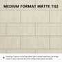 60"x36"/48"x96" Medium Tile Pattern SMC Shower Wall Panel System in 4 Finishes