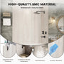 60"x36"x96" SMC Shower Wall Panels, Waterproof Grout-Free Shower Surround in 4 Finishes
