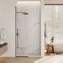 European-Style SMC Shower Base with Anti-Slip Design in Black or White