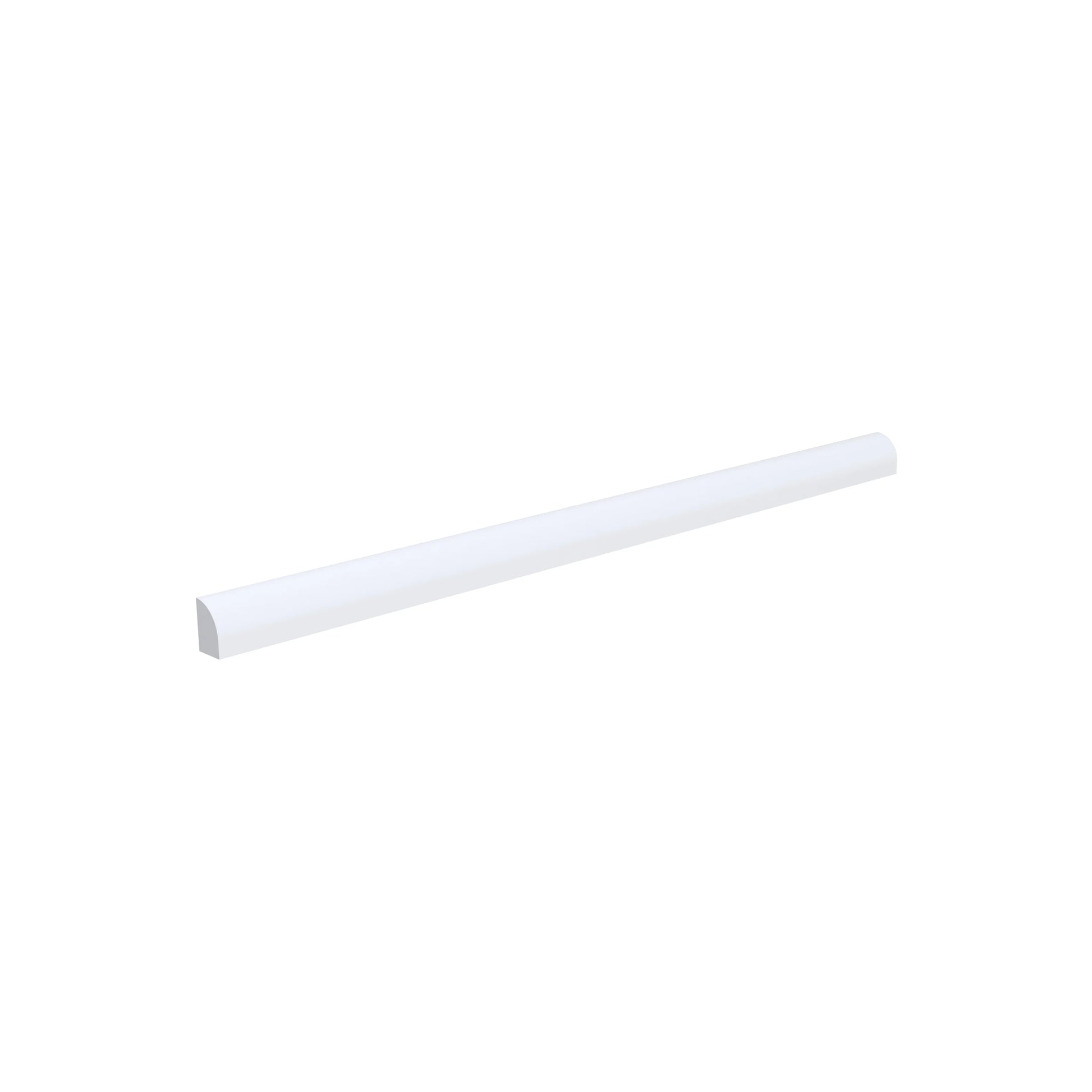 1/2"W x 96"H x 3/4"D Inset Quarter Round Molding - Truffle Brown