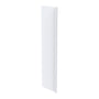 25"W x 96"H x 1.5"/3"D 2-Size Inset Refrigerator End Panel - Truffle Brown
