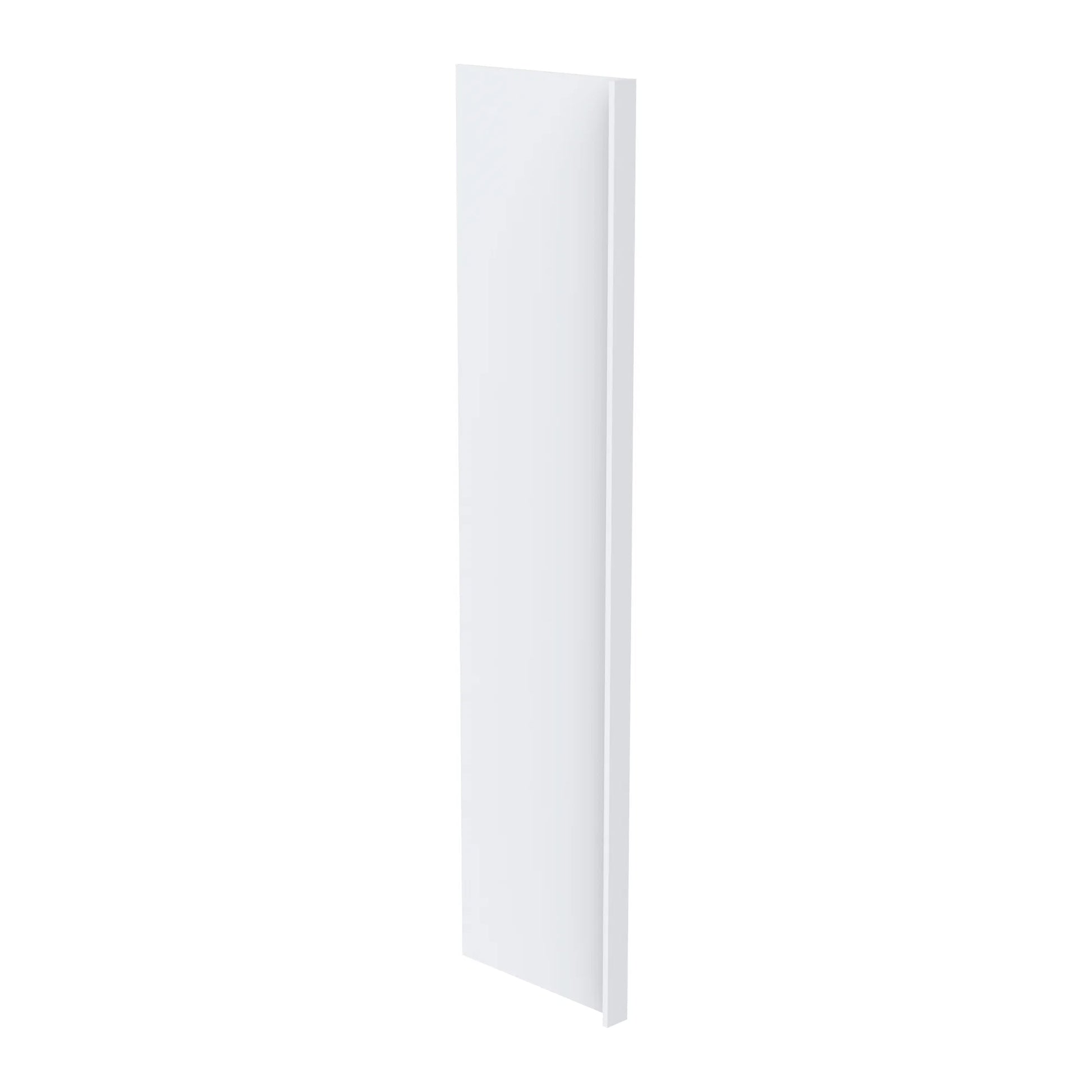 25"W x 96"H x 1.5"/3"D 2-Size Inset Refrigerator End Panel - Truffle Brown