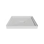 36"x36" Grey One-Piece SMC Shower Pan Base with Anti-Slip Texture