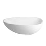 59" Matte White Egg-Shaped Stone Resin Freestanding Soaking Tub, cUPC Certified