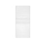 60" x 32"/36" x 78" 2-Size Gloss White SMC Shower Wall Panels with Integrated Niche