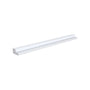96"W x 1.63"H x 0.88“D Inset Square Light Rail Molding - Truffle Brown