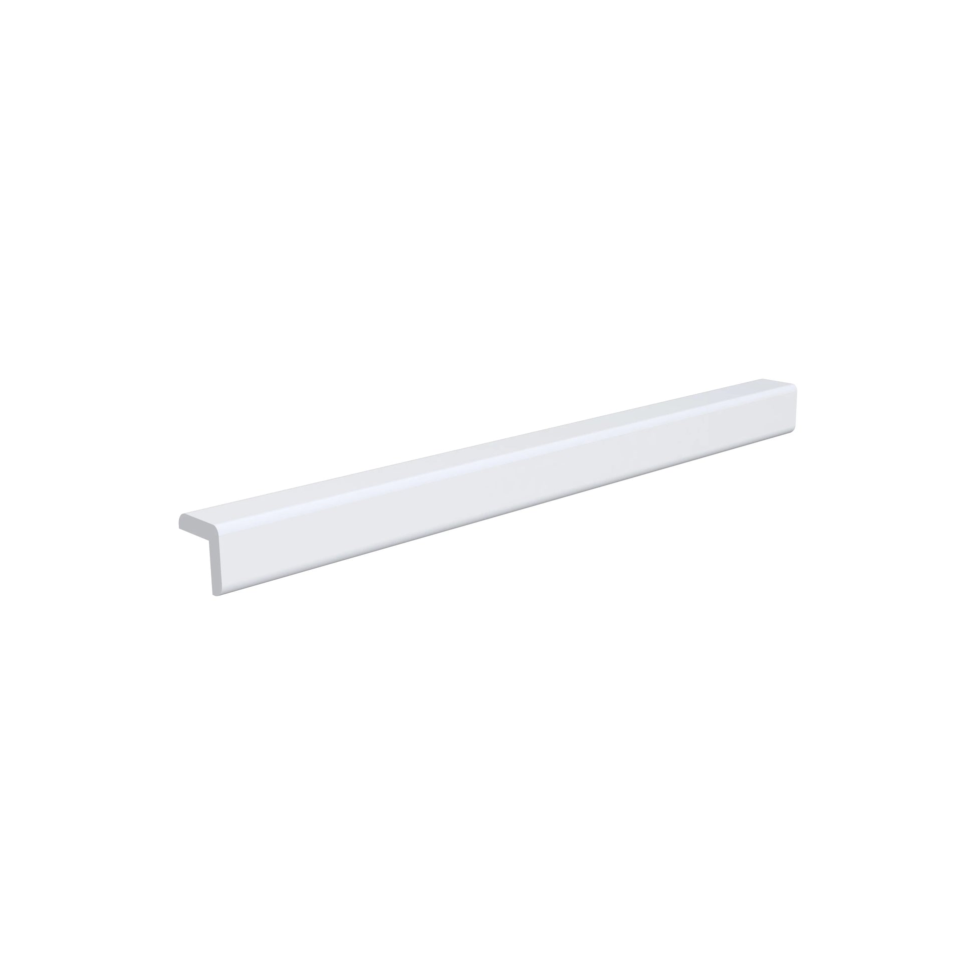 96"W x 1"H x 1“D Inset Outside Corner Molding - Truffle Brown