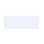 96"W x 25"/48"H x 3/4"D 2-Size Inset Thick Base Finish Panel - Truffle Brown