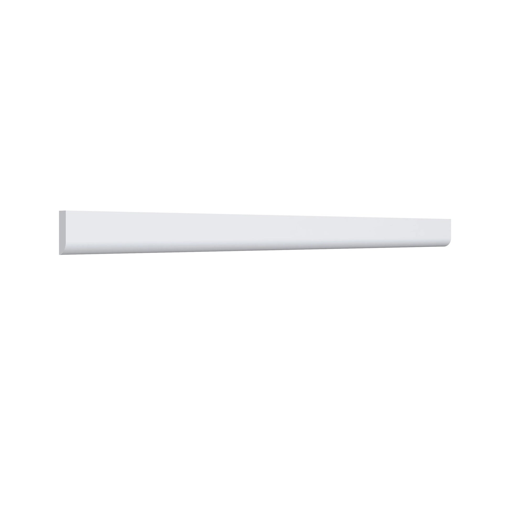 96"W x 3/4"H x 1/4"D Inset Scribe Molding - Truffle Brown