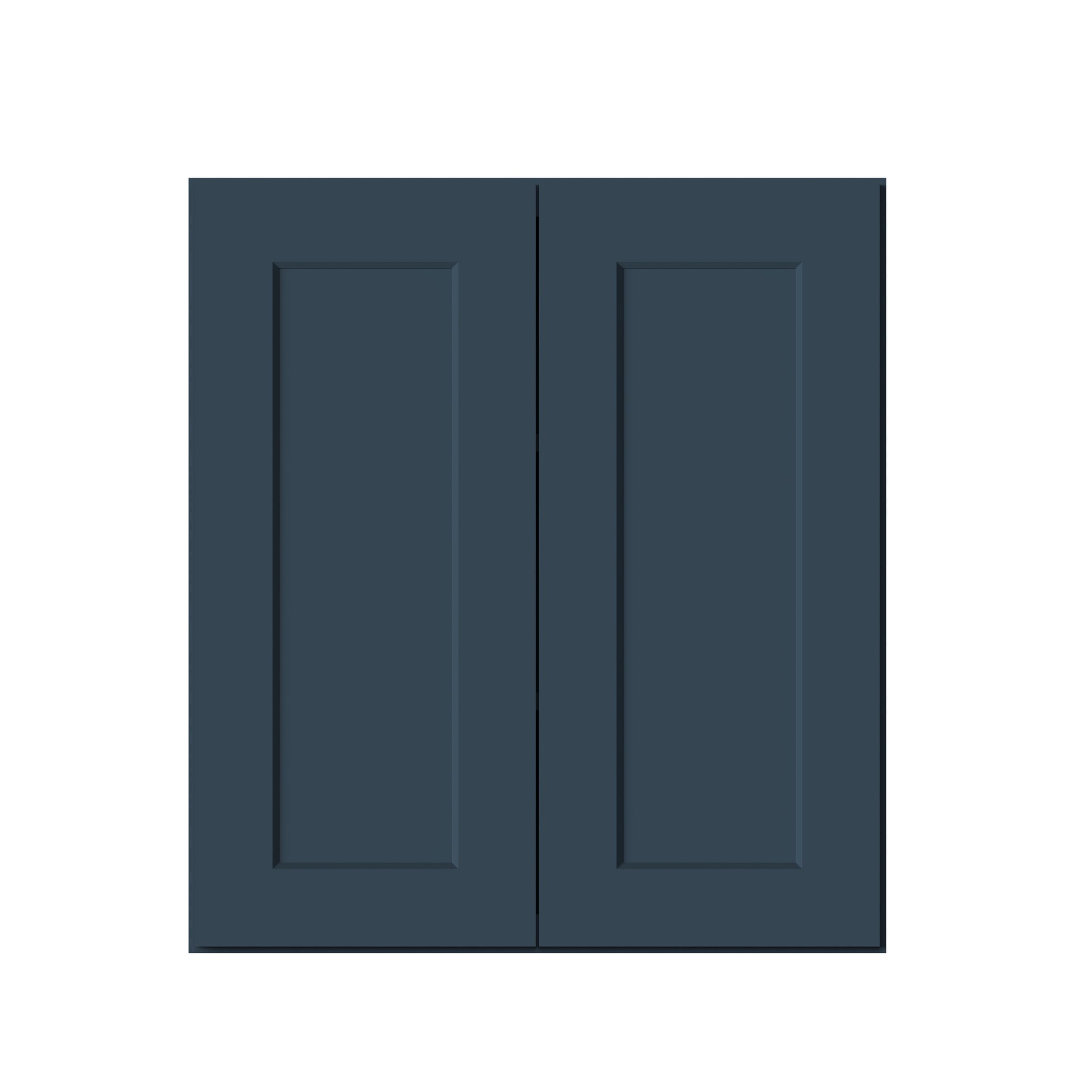 Cyber Grey RTA 24"-36"W x 12"D x 30"-42"H 15-Size Standard Wall Cabinet with 2 Doors and Shelves