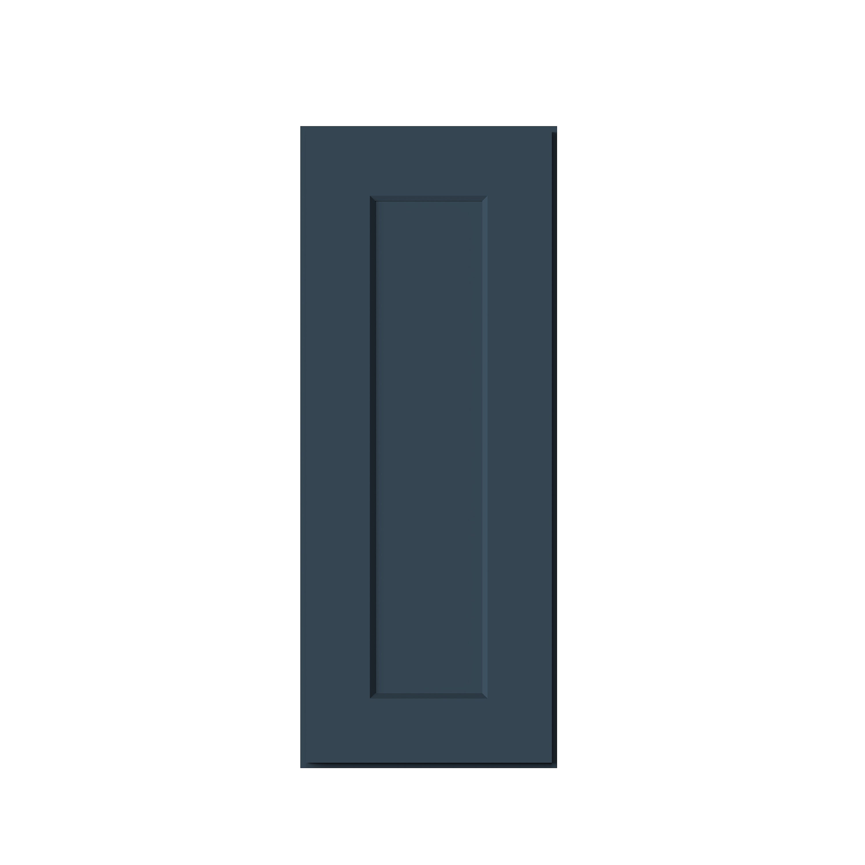 Cyber Grey RTA 9"-21"W x 12"D x 30"-42"H 15-Size Standard Wall Cabinet with Door and Shelves