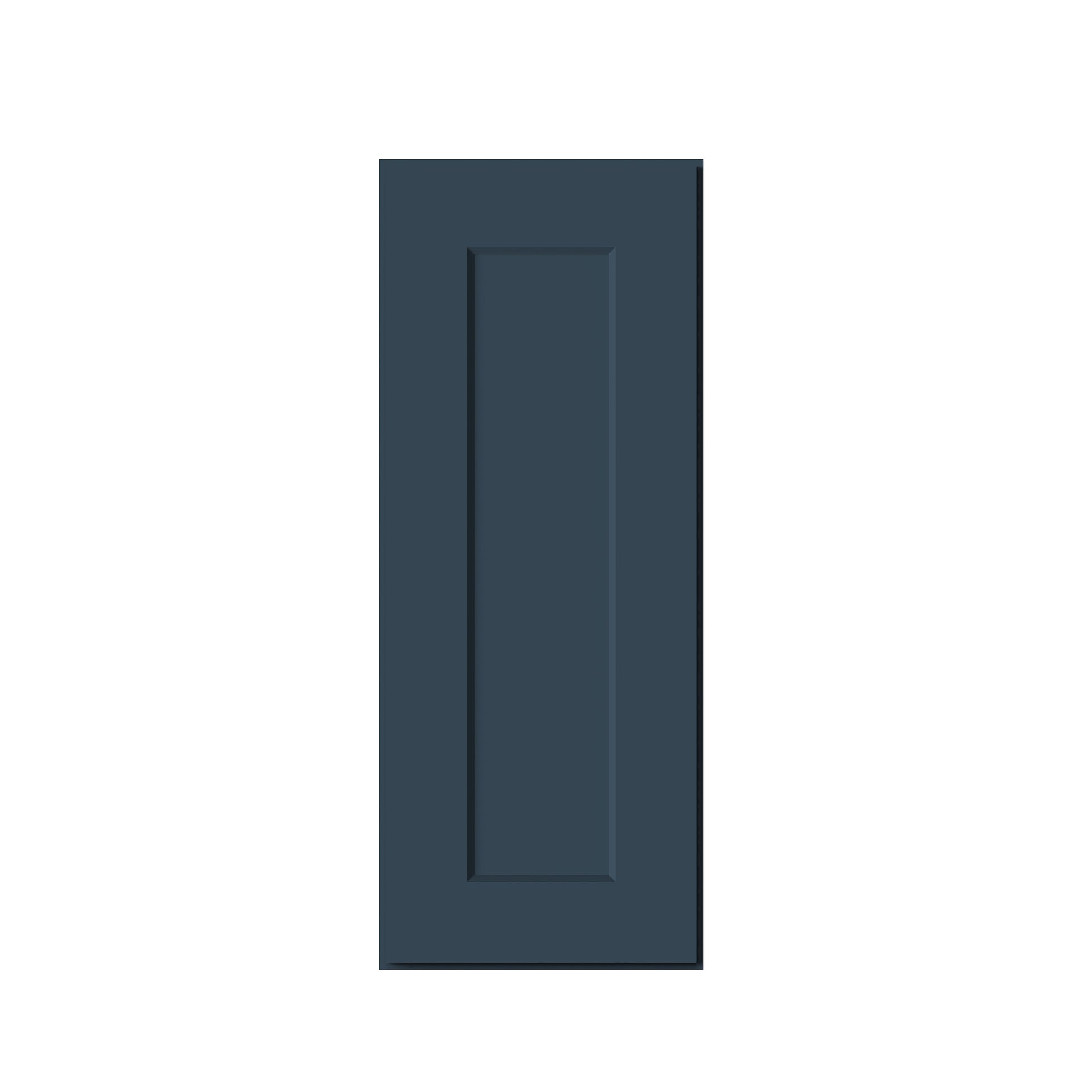 Cyber Grey RTA 9"-21"W x 12"D x 30"-42"H 15-Size Standard Wall Cabinet with Door and Shelves