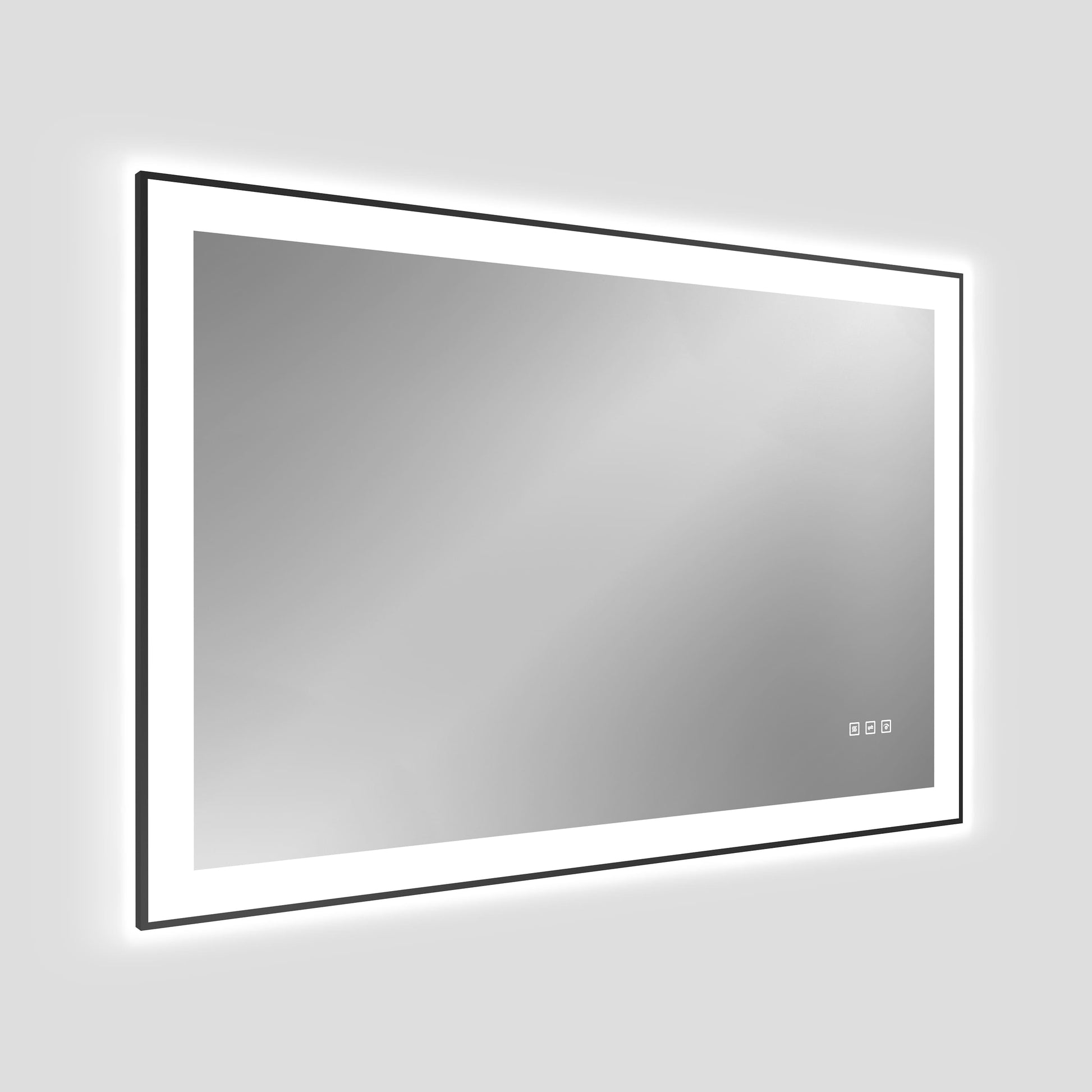 Dual Frame Layers LED Bathroom Mirror with Dual Light Strips