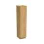 Inset Hazelnut Oak RTA 18"W x 84-96"H x 25"D 3-Size Pantry Cabinet with 2 Doors and 4 Shelves