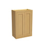 Inset Hazelnut Oak RTA 24-36"W x 30-42"H x 13.5"D 15-Size Double Doors Wall Cabinet