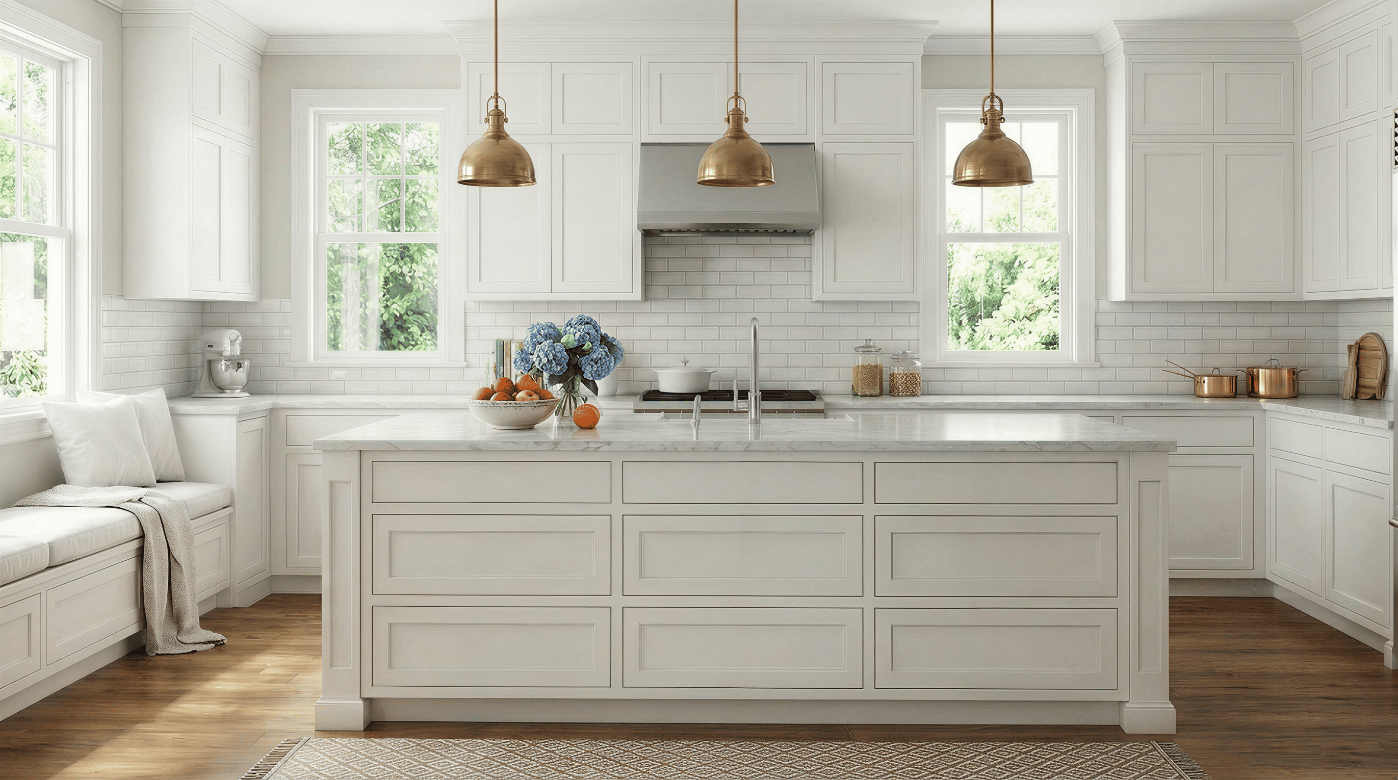 Inset Origami White - Ready To Assemble Kitchen Cabinets