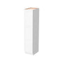 Inset Origami White RTA 18"W x 84-96"H x 25"D 3-Size Pantry Cabinet with 2 Doors and 4 Shelves