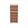 Inset Origami White RTA 24-36"W x 84-96"H x 25"D 9-Size Pantry Cabinet with 4 Doors and 4 Shelves