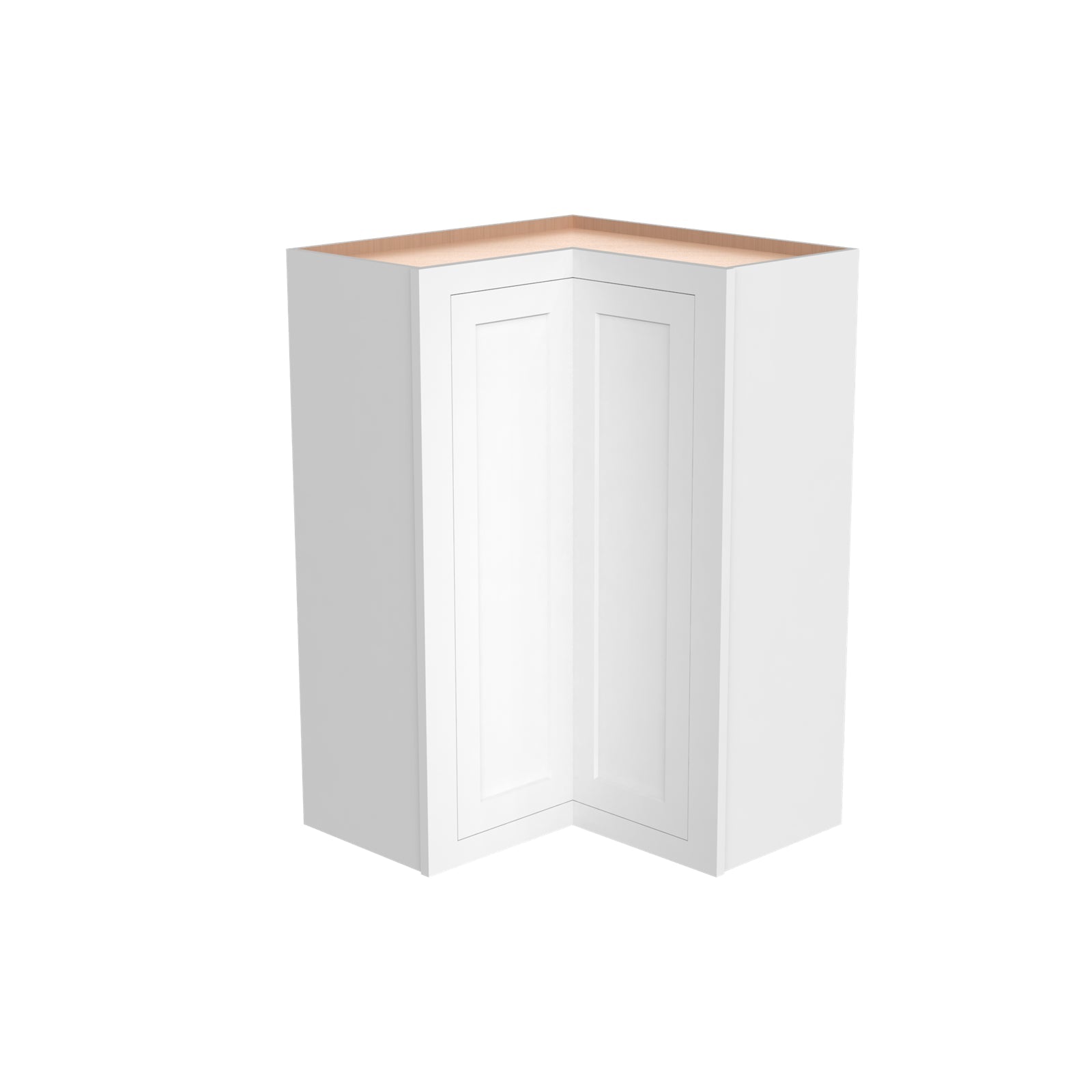 Inset Origami White RTA 25.5"W x 18-42"H x 13.5"D 3-Size Easy Reach Wall Cabinet with 2-3 shelves