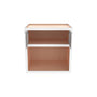 Inset Origami White RTA 30"W x 30-42"H x 25"D 3-Size Double Doors Wall Cabinet with Microwave Opening