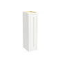 Inset Origami White RTA 9-21"W x 30-42"H x 13.5"D 15-Size Single Door Wall Cabinet