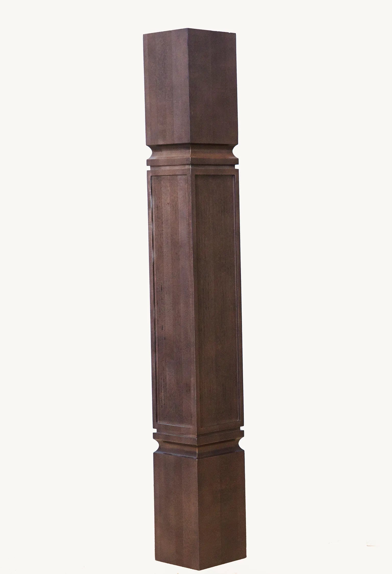 Inset Square Decorative Leg - Truffle Brown
