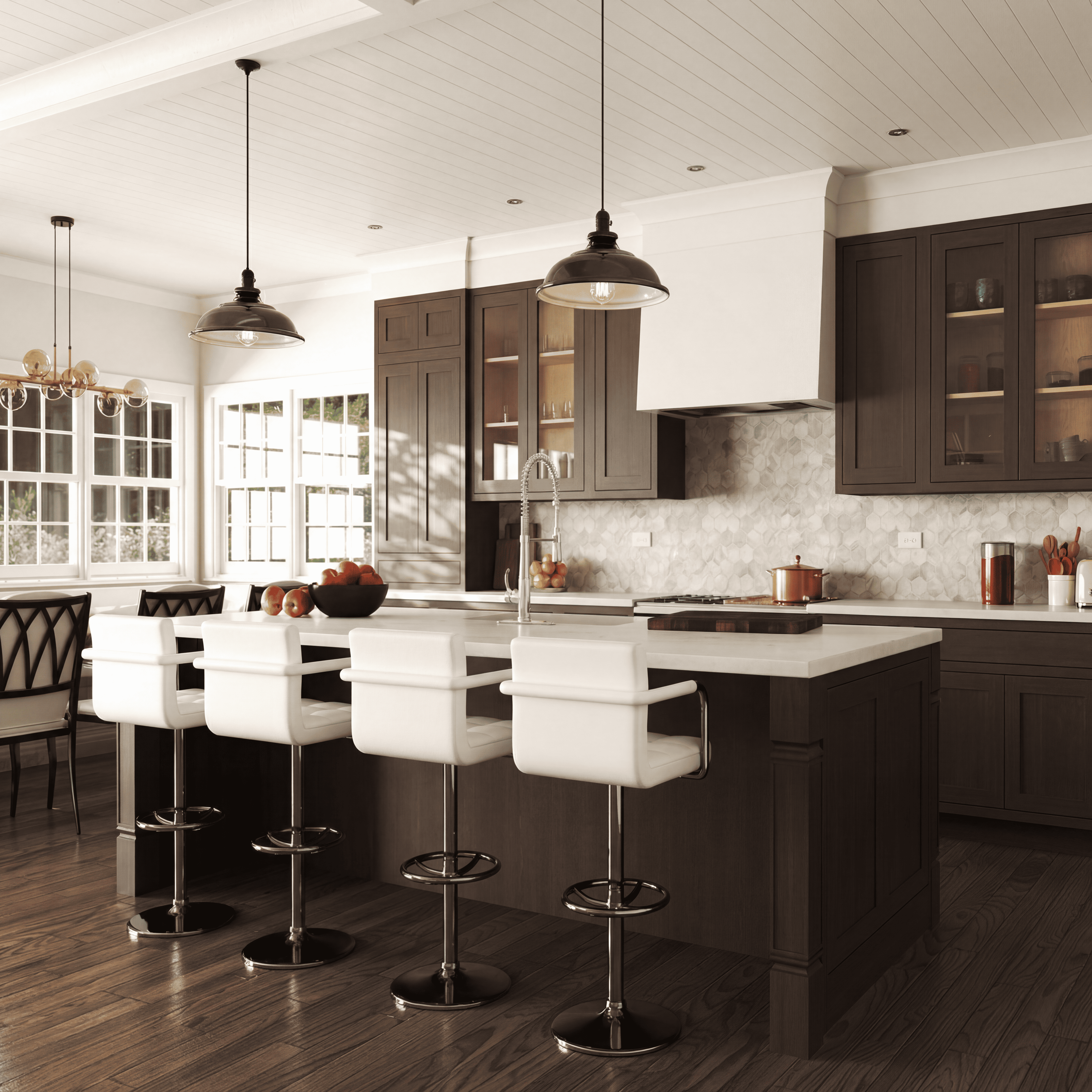 Inset Truffle Brown - Ready To Assemble Kitchen Cabinets