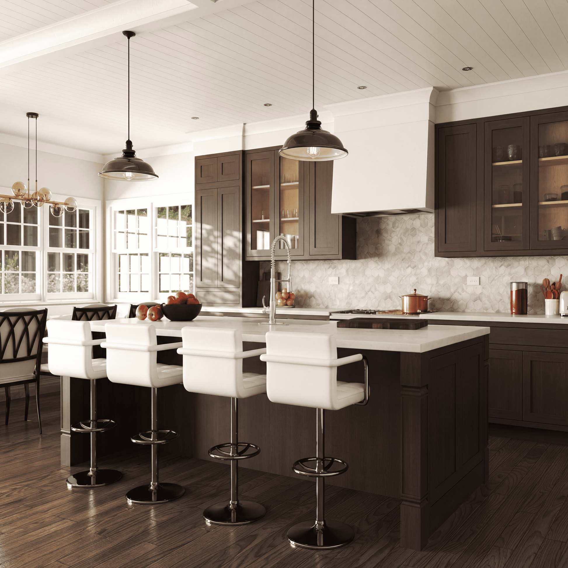 Inset Truffle Brown - Ready To Assemble Kitchen Cabinets