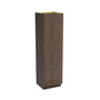 Inset Truffle Brown RTA 24-36"W x 84-96"H x 25"D 9-Size Pantry Cabinet with 4 Doors and 4 Shelves