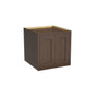 Inset Truffle Brown RTA 30-36"W x 12-24"H x 25"D 7-Size Double Doors Wall Cabinet