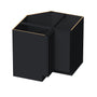 Slim Ebony Black Shaker RTA 33"/36"W x 34.5"H x 24"D Lazy Susan Base Cabinet