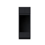 Slim Ebony Black Shaker RTA 33"W x 84"/90"/96"H x 27"D Double Oven Cabinet with 1 Drawer and 2 Doors