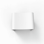 Solid Surface U-Shaped Shower Stool in Matte White / Matte Black
