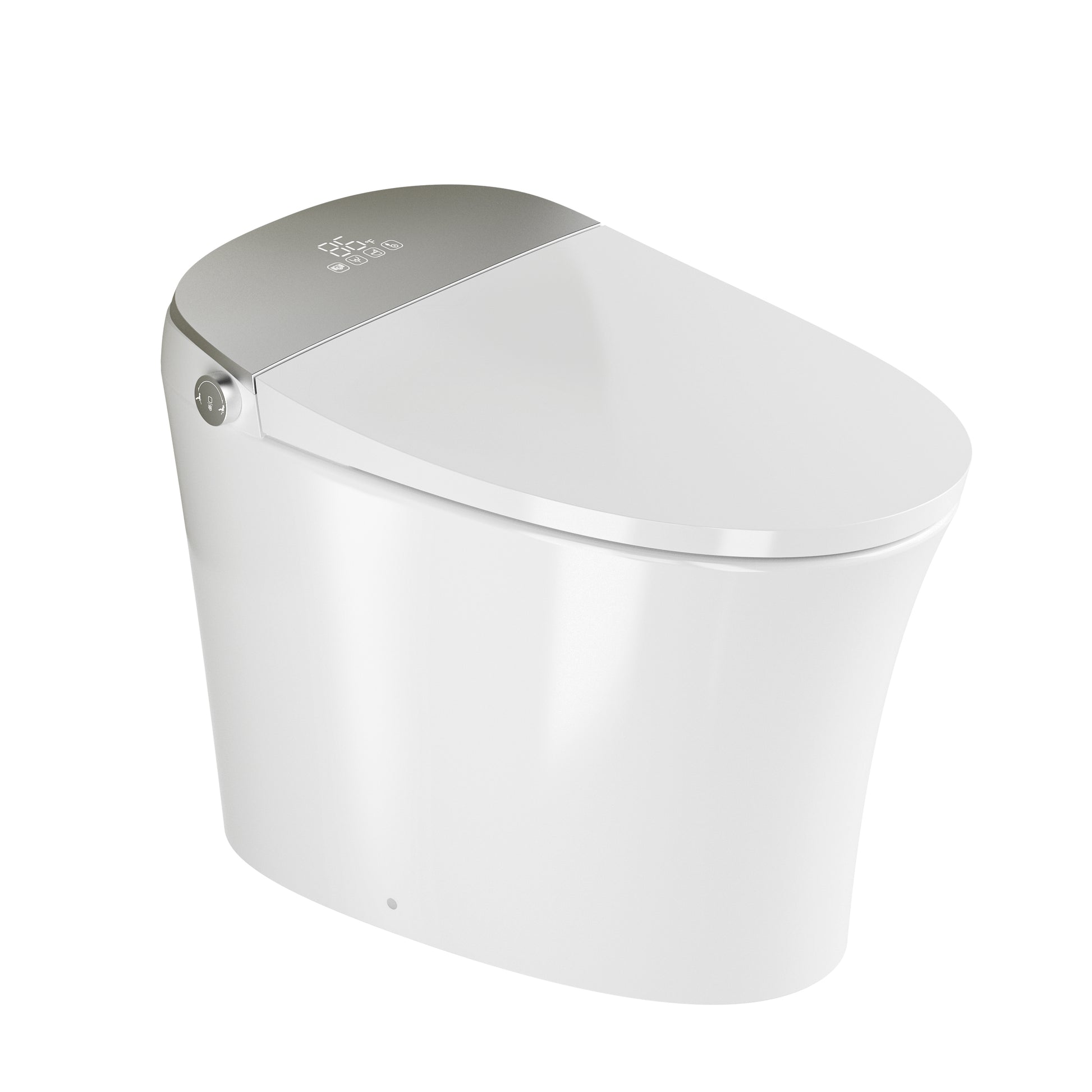Chair Height Smart Toilet with Auto Flush & Auto Open/Close, MaP 1000g Powerful Flush