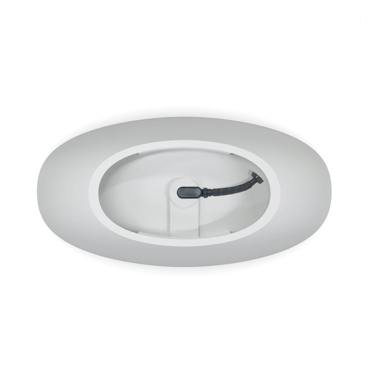 61" Small Artificial Stone Solid Surface Freestanding Bathtub