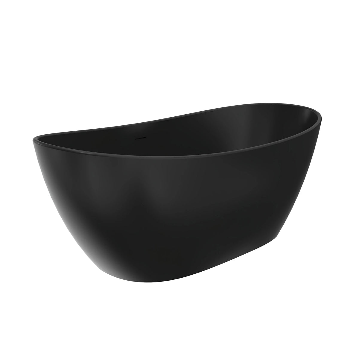 65" Artificial Stone Solid Surface Freestanding Bathtub for Bathroom