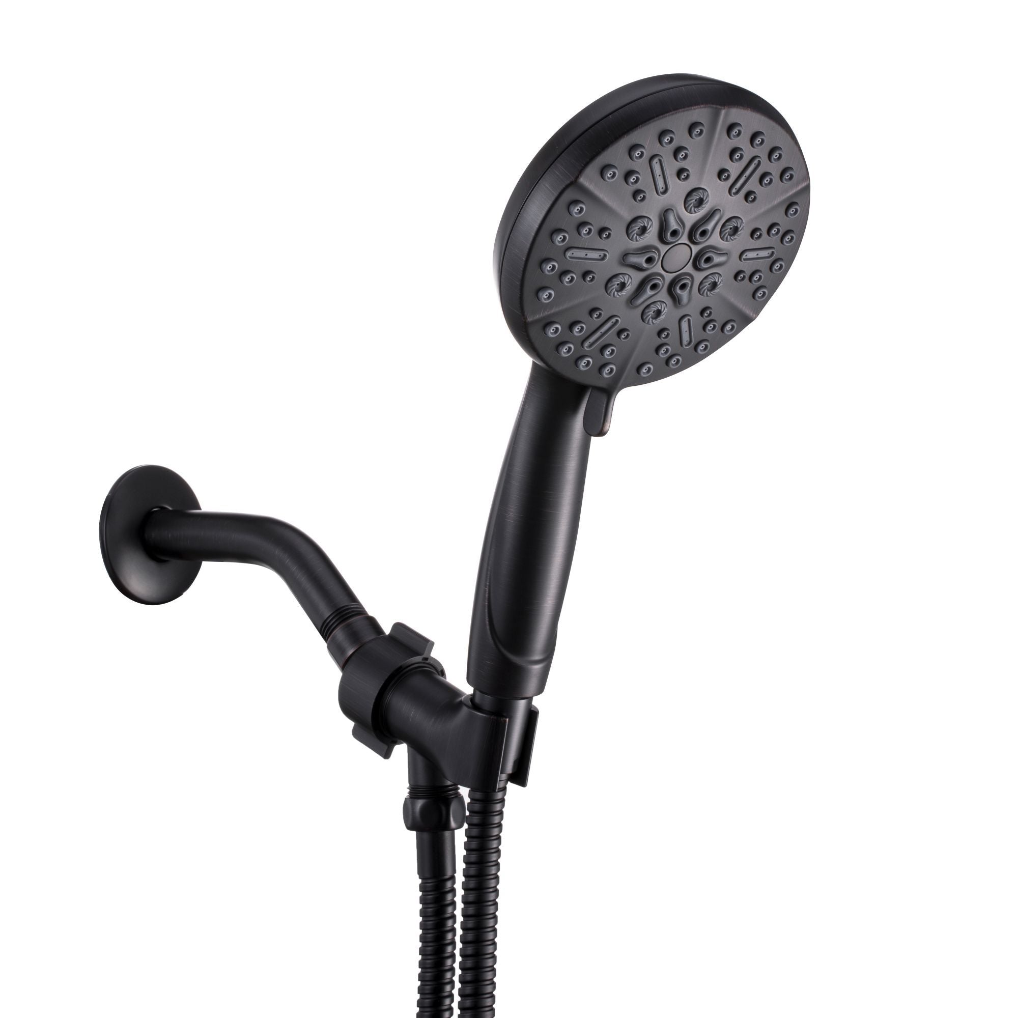 5-Spray Patterns 5 in. High Pressure Wall Mount Handheld Shower Head