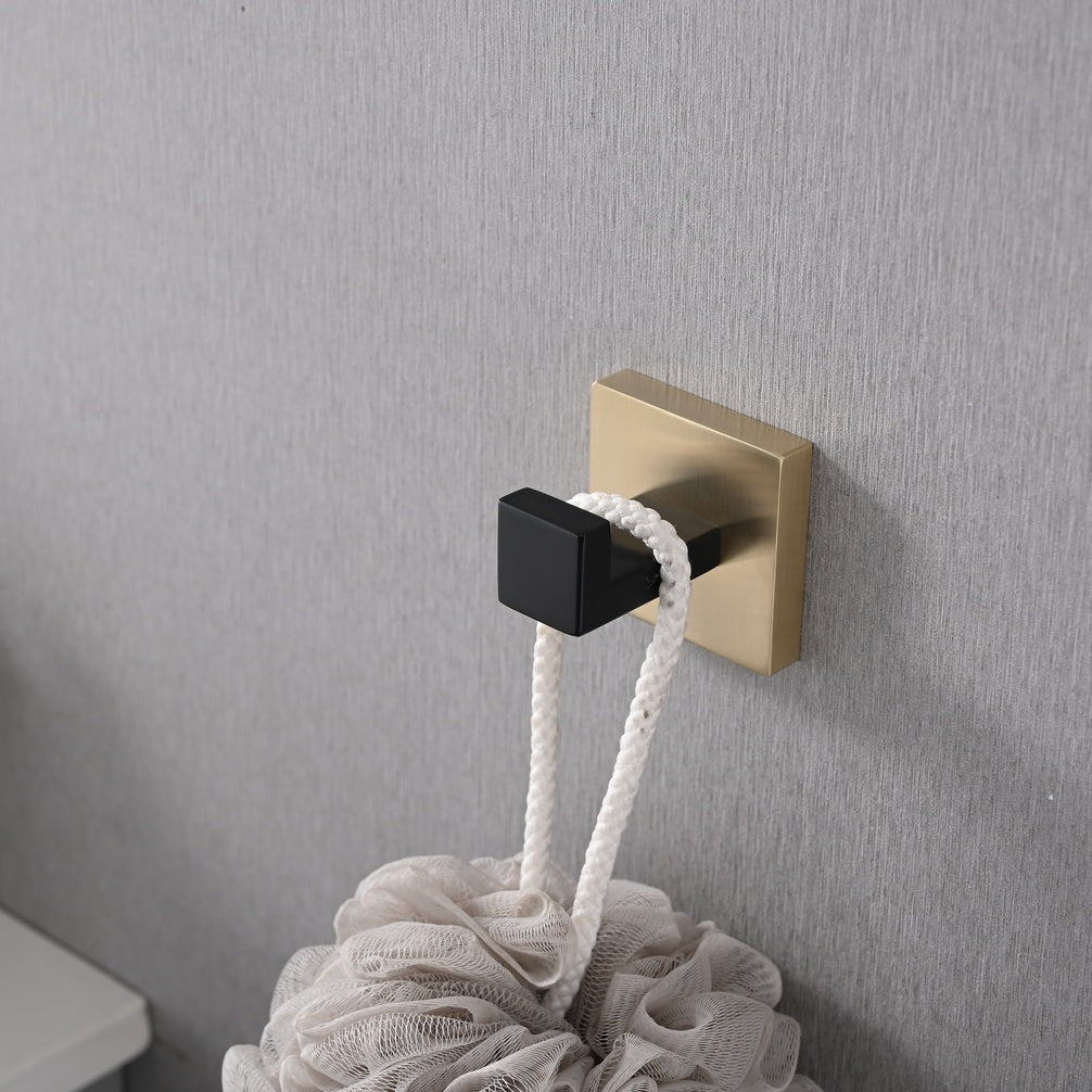Wall-Mounted Stainless Steel Towel & Coat Hooks for Bathroom Bedroom & Kitchen