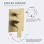 10-inch/12inch 3-Function Shower System With Bathtub Spout