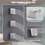 27.6" x 15.7" Luxury Thermostatic Shower System with LED Rainfall & Waterfall