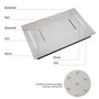 Deluxe 4-Function Thermostatic Shower System with LED Lighting & Bluetooth Music 