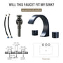 Modern Design 2-Handle Centerset Bathroom Faucet with Pop-up Drain