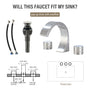 Modern Design 2-Handle Centerset Bathroom Faucet with Pop-up Drain