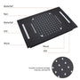 Deluxe 4-Function Thermostatic Shower System with LED Lighting & Bluetooth Music 