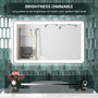 Anti-Fog LED Bathroom Mirror with Aluminum Frame