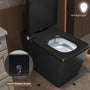Square Smart Bidet Toilet with Heated Seat and Radar Sensor Lid